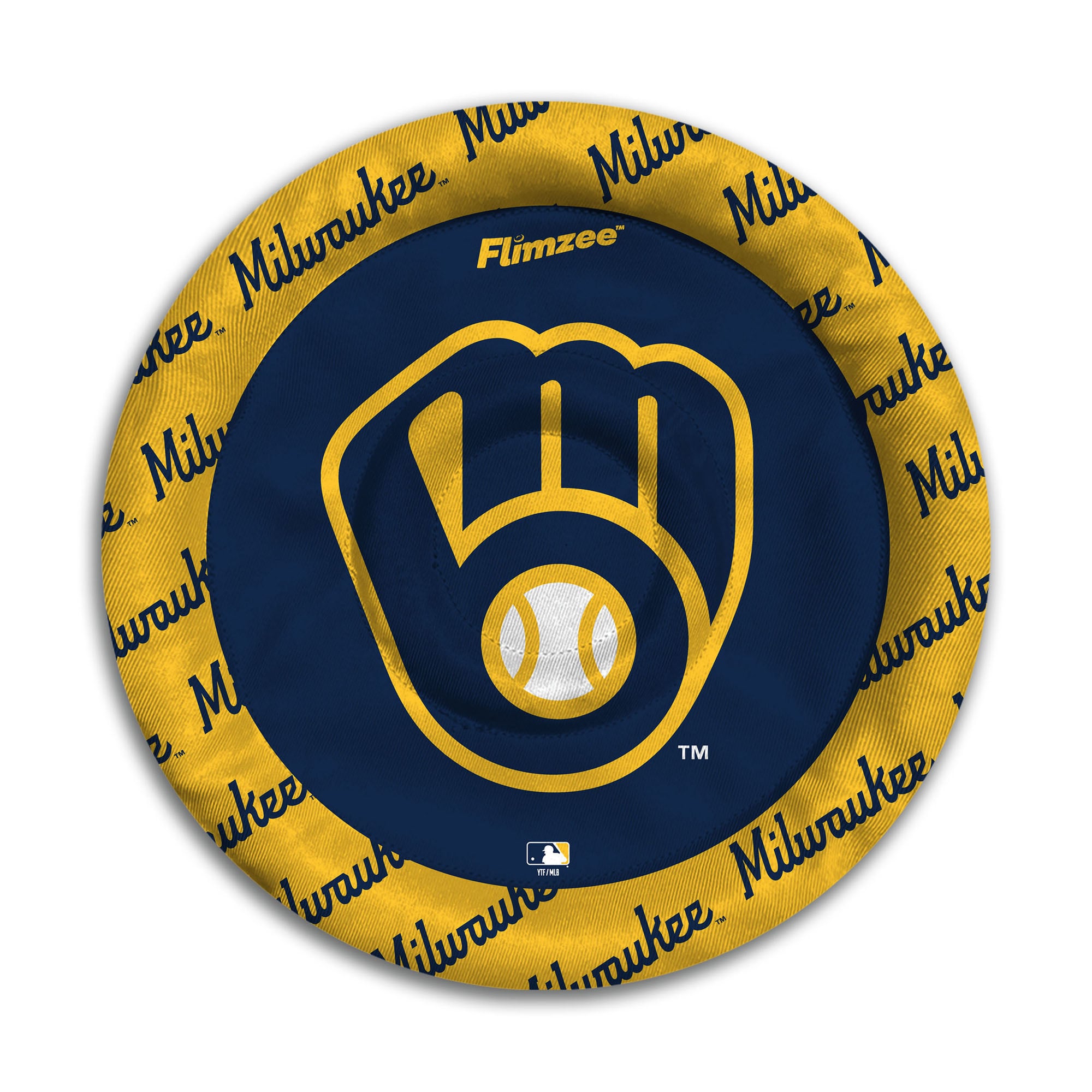 IDNA Milwaukee Brewers Flimzee Bean Bag Flying Disc