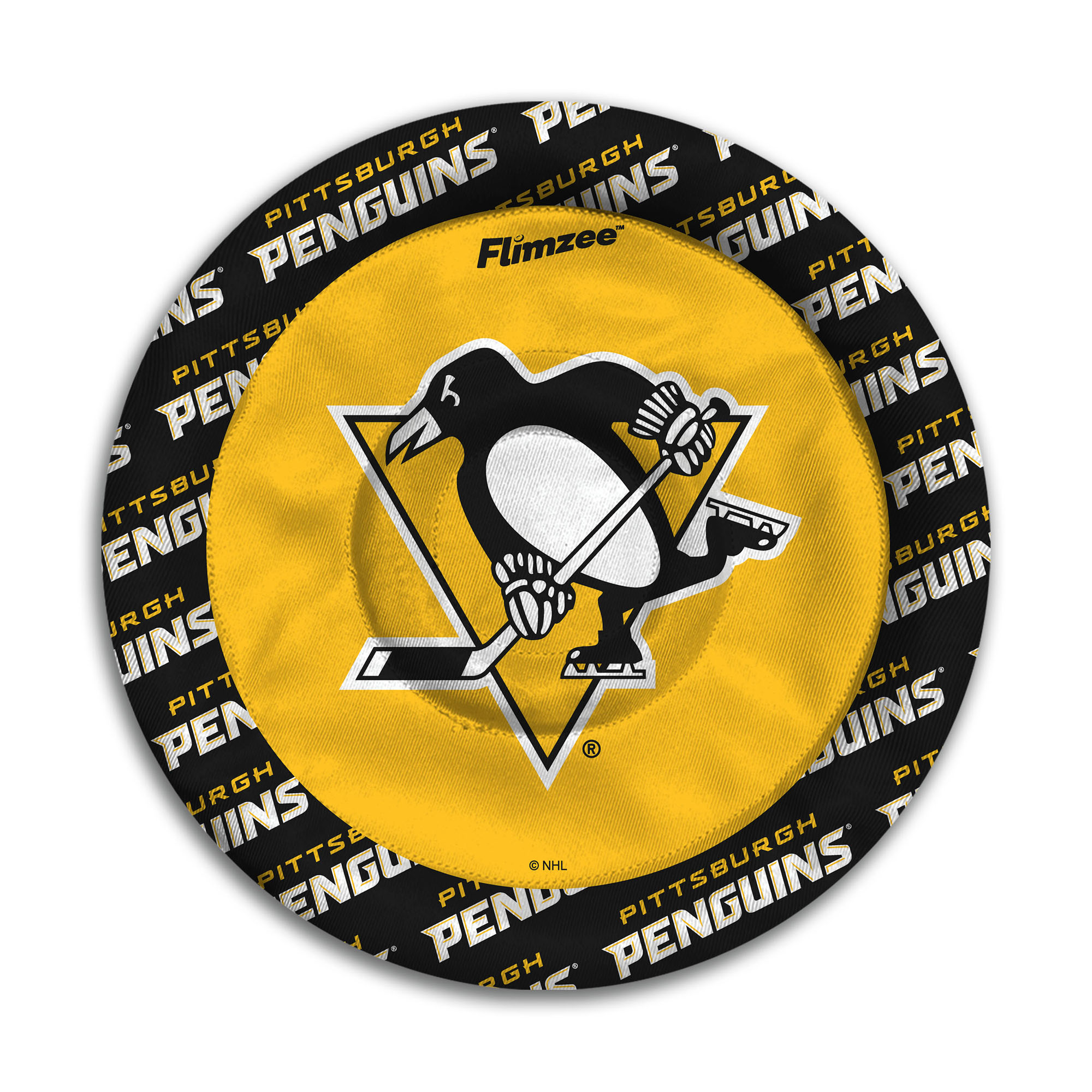 Fanpoint Pittsburgh Penguins Flimzee Bean Bag Flying Disc