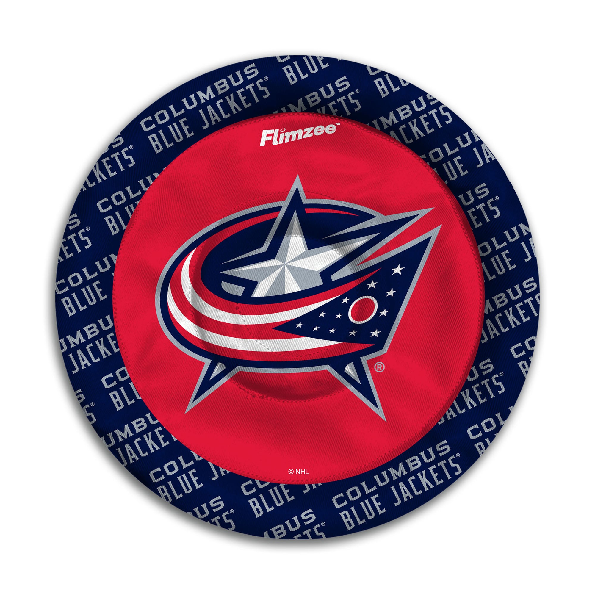 IDNA Columbus Blue Jackets Flimzee Bean Bag Flying Disc