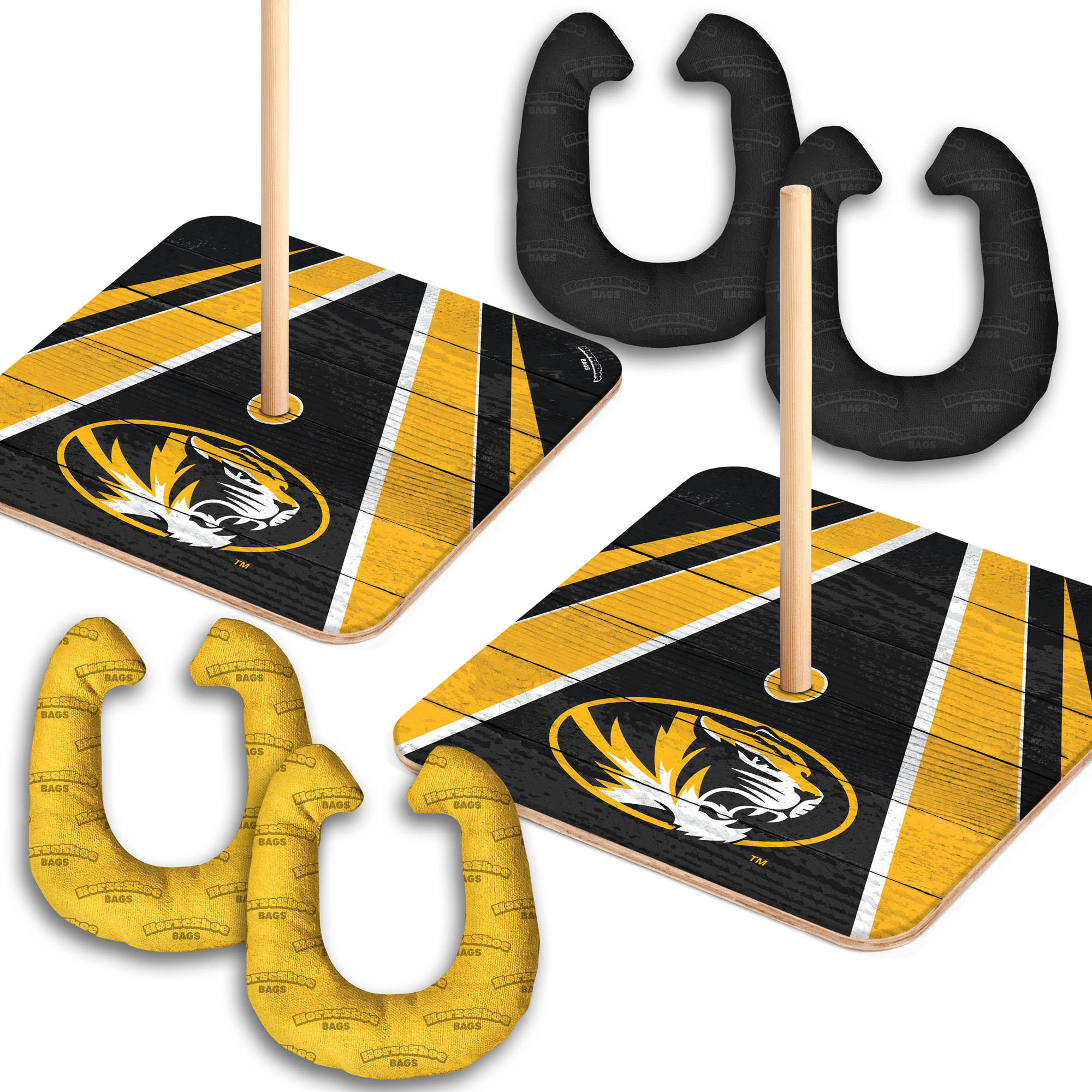IDNA Missouri Tigers Horseshoe Bags Game