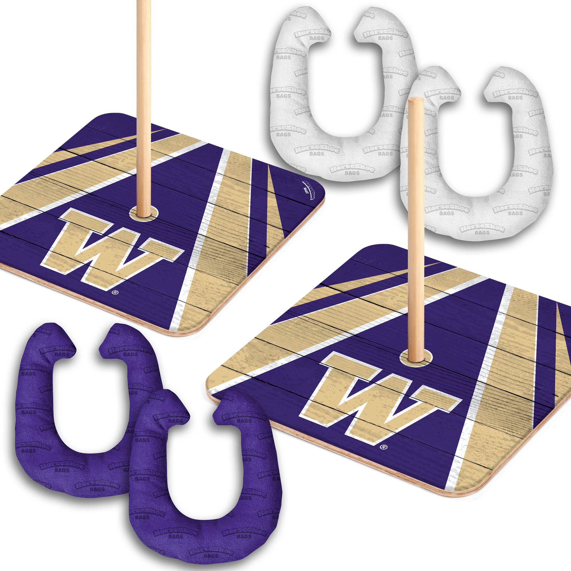IDNA Washington Huskies Horseshoe Bags Game