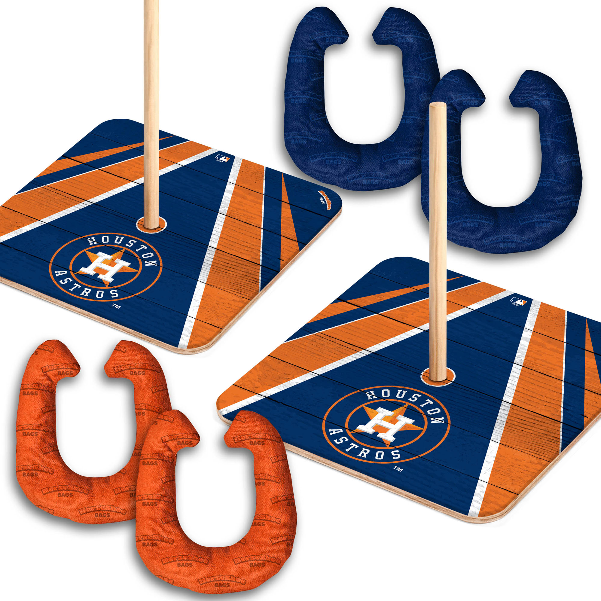 YouTheFan Houston Astros Horseshoe Bags Game