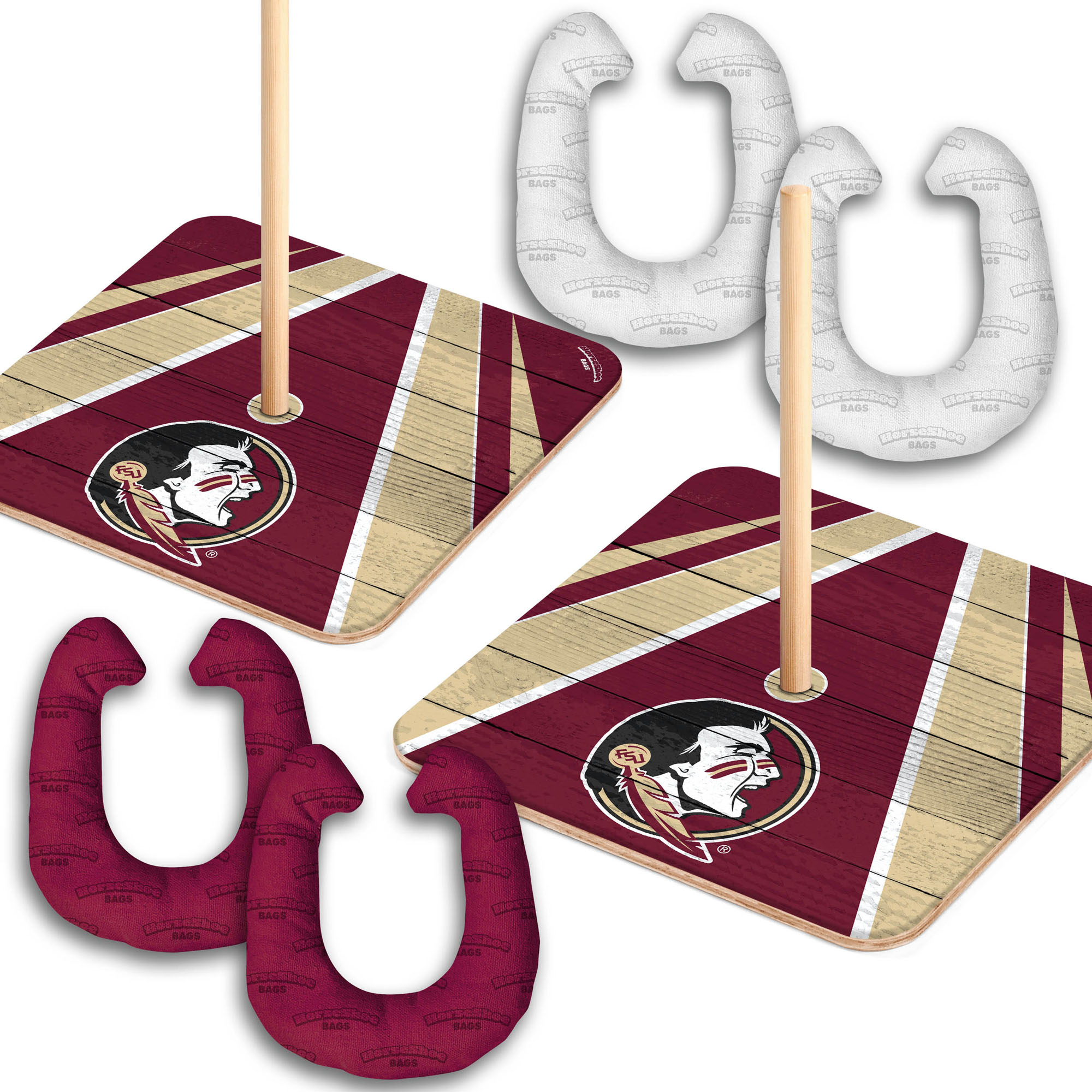 Fanpoint Florida State Seminoles Horseshoe Bags Game