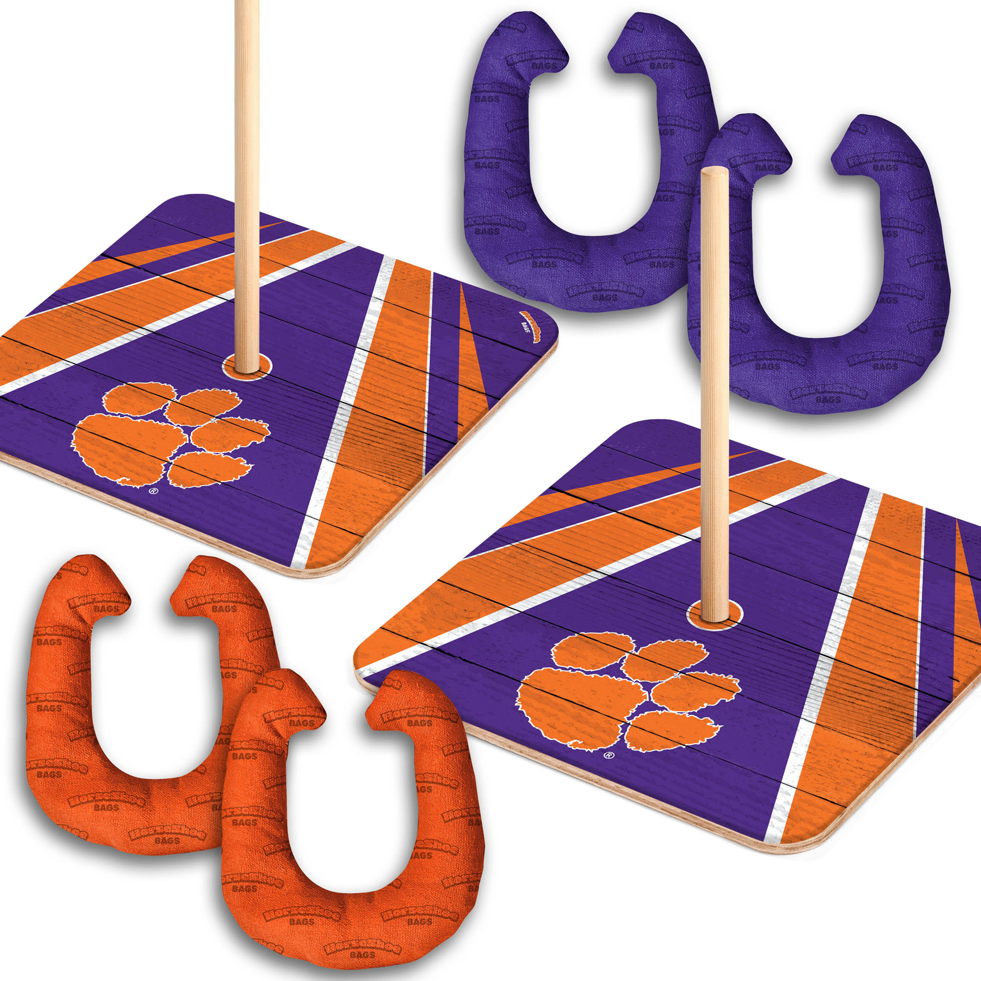 IDNA Clemson Tigers Horseshoe Bags Game