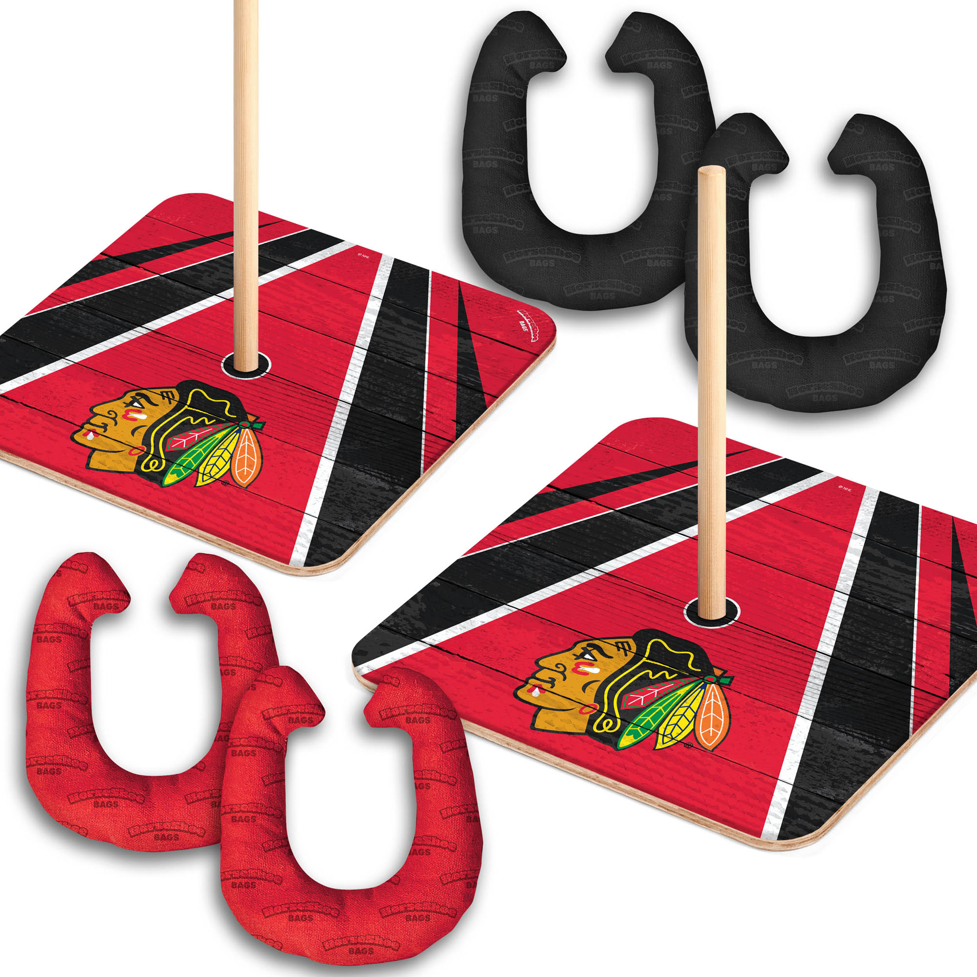 IDNA Chicago Blackhawks Horseshoe Bags Game