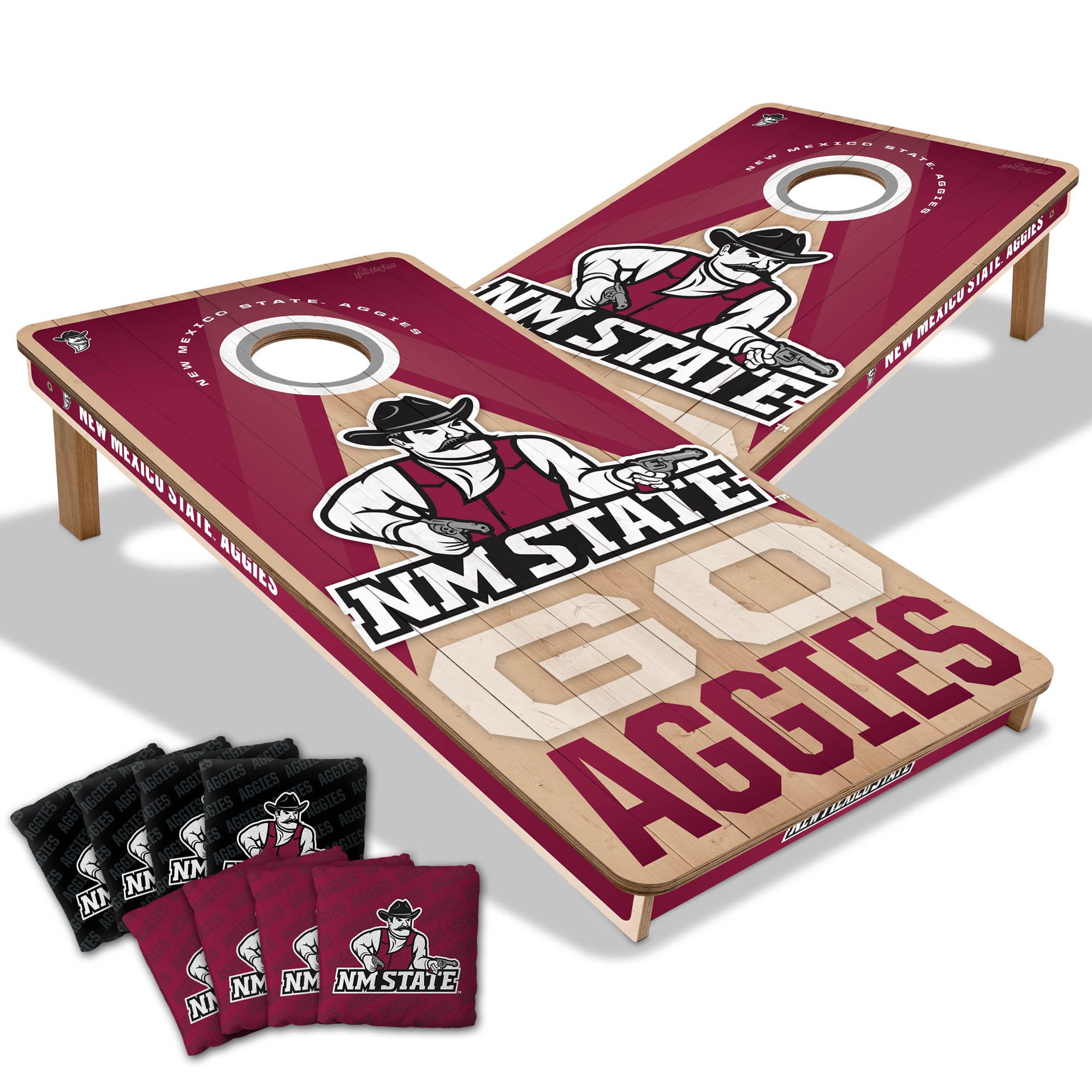 IDNA New Mexico State Aggies 2' x 4' Slogan Series Cornhole Game with Bags