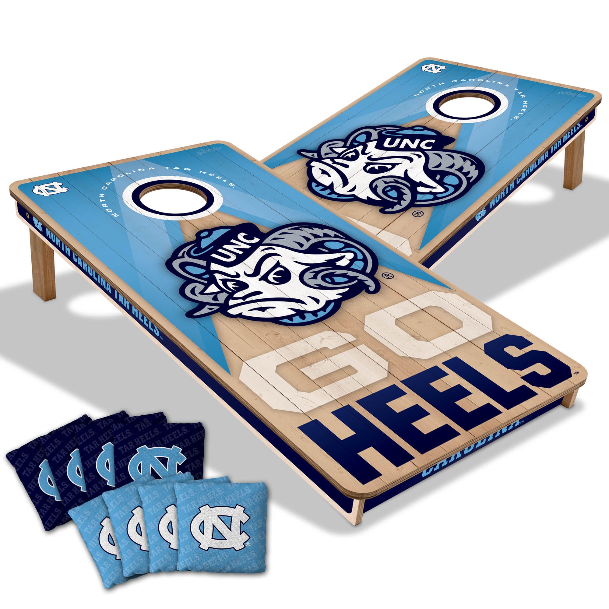 IDNA North Carolina Tar Heels 2' x 4' Slogan Series Cornhole Game with Bags