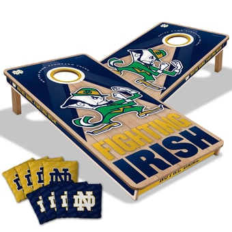 IDNA Notre Dame Fighting Irish 2' x 4' Slogan Series Cornhole Game with Bags