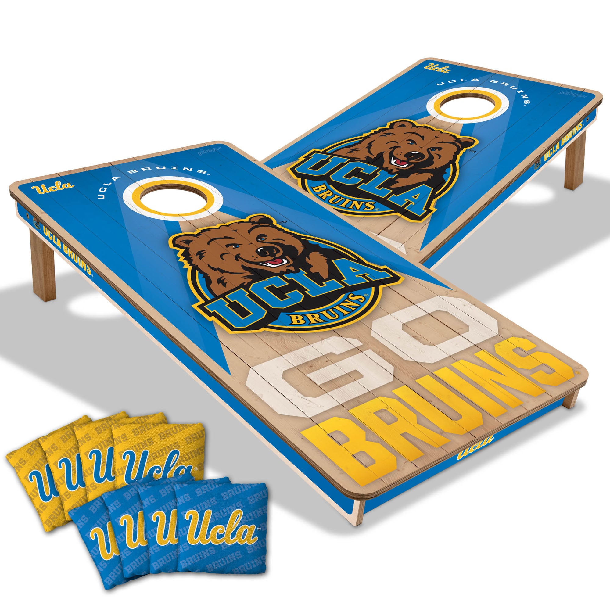 IDNA UCLA Bruins 2' x 4' Slogan Series Cornhole Game with Bags