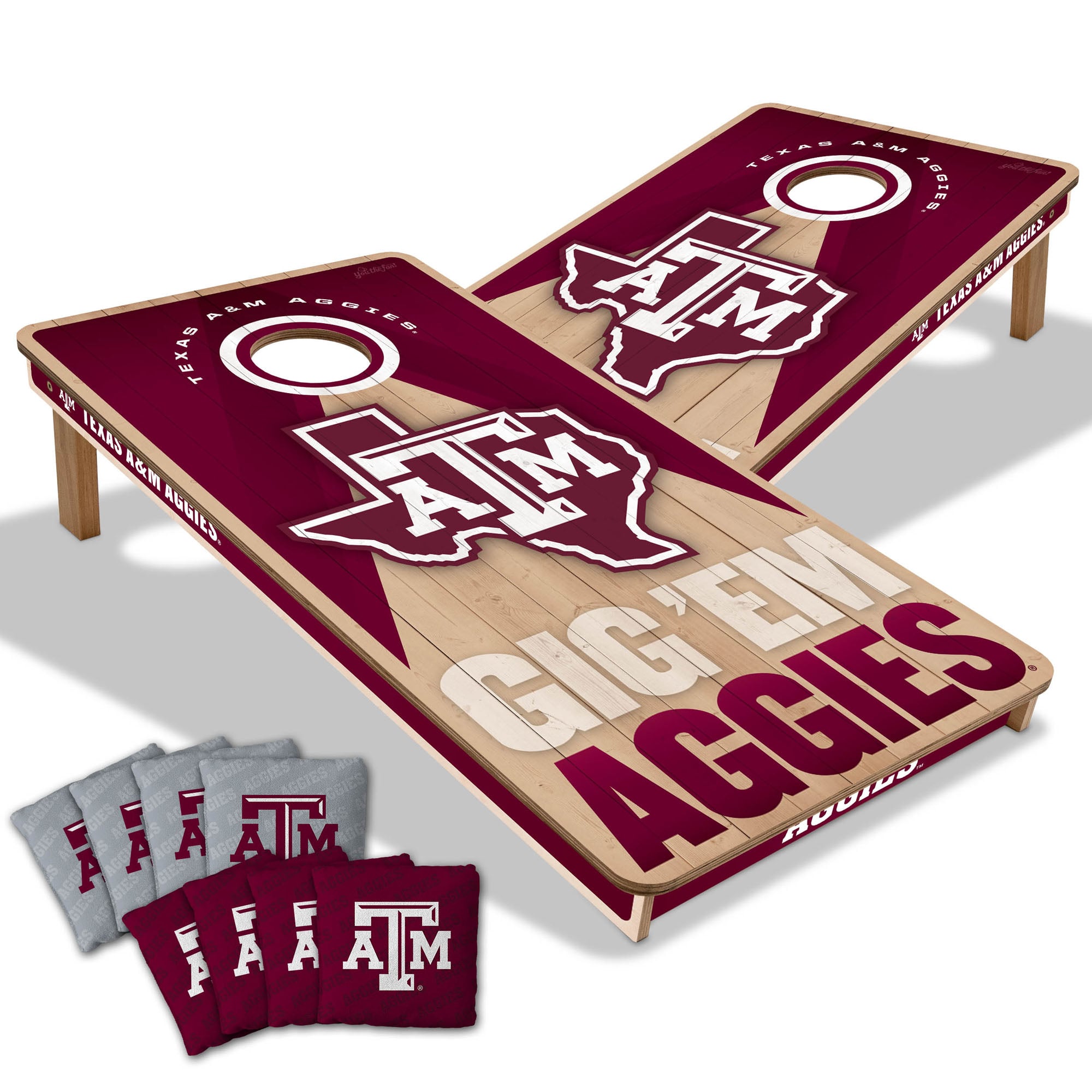 IDNA Texas A&M Aggies 2' x 4' Slogan Series Cornhole Game with Bags