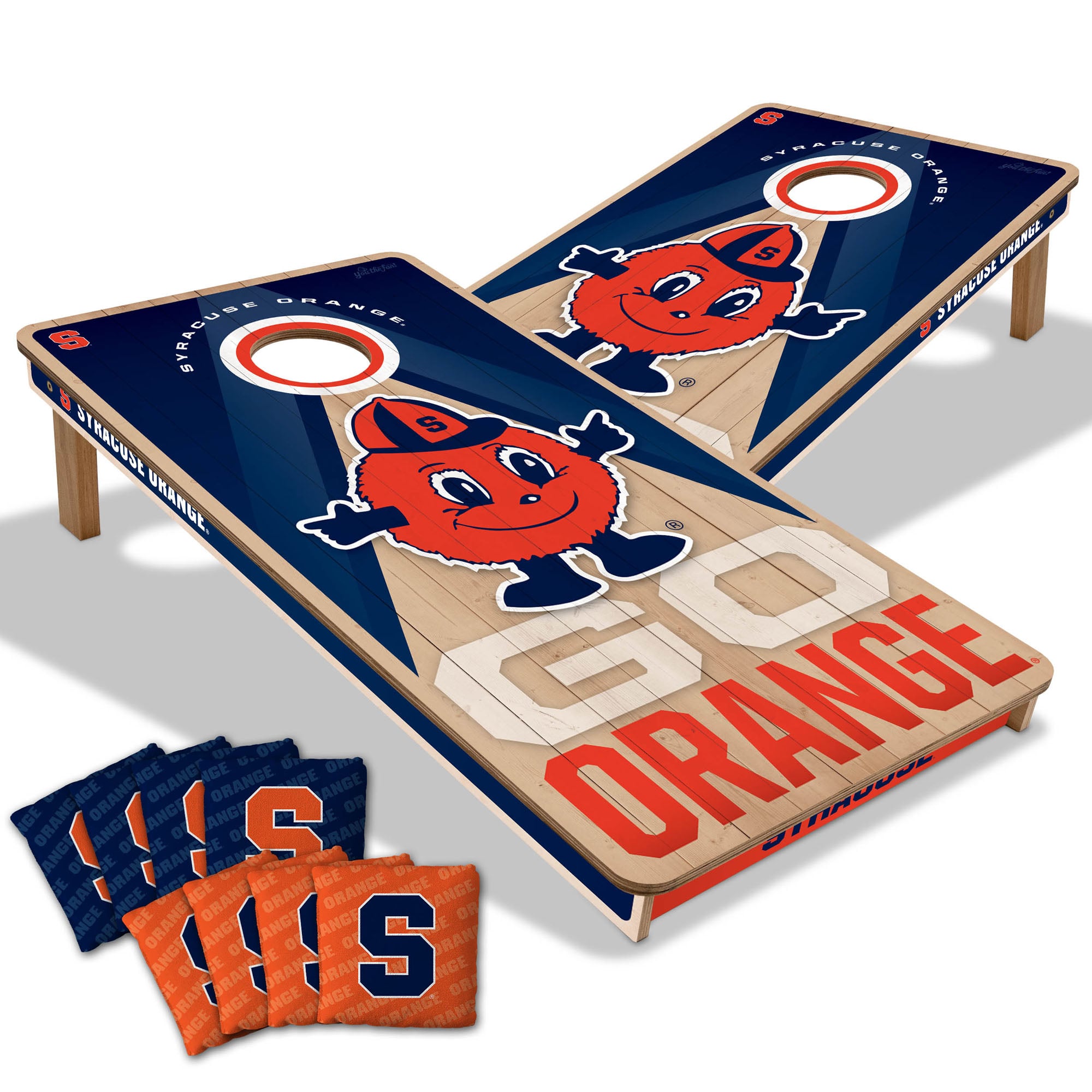 IDNA Syracuse Orange 2' x 4' Slogan Series Cornhole Game with Bags