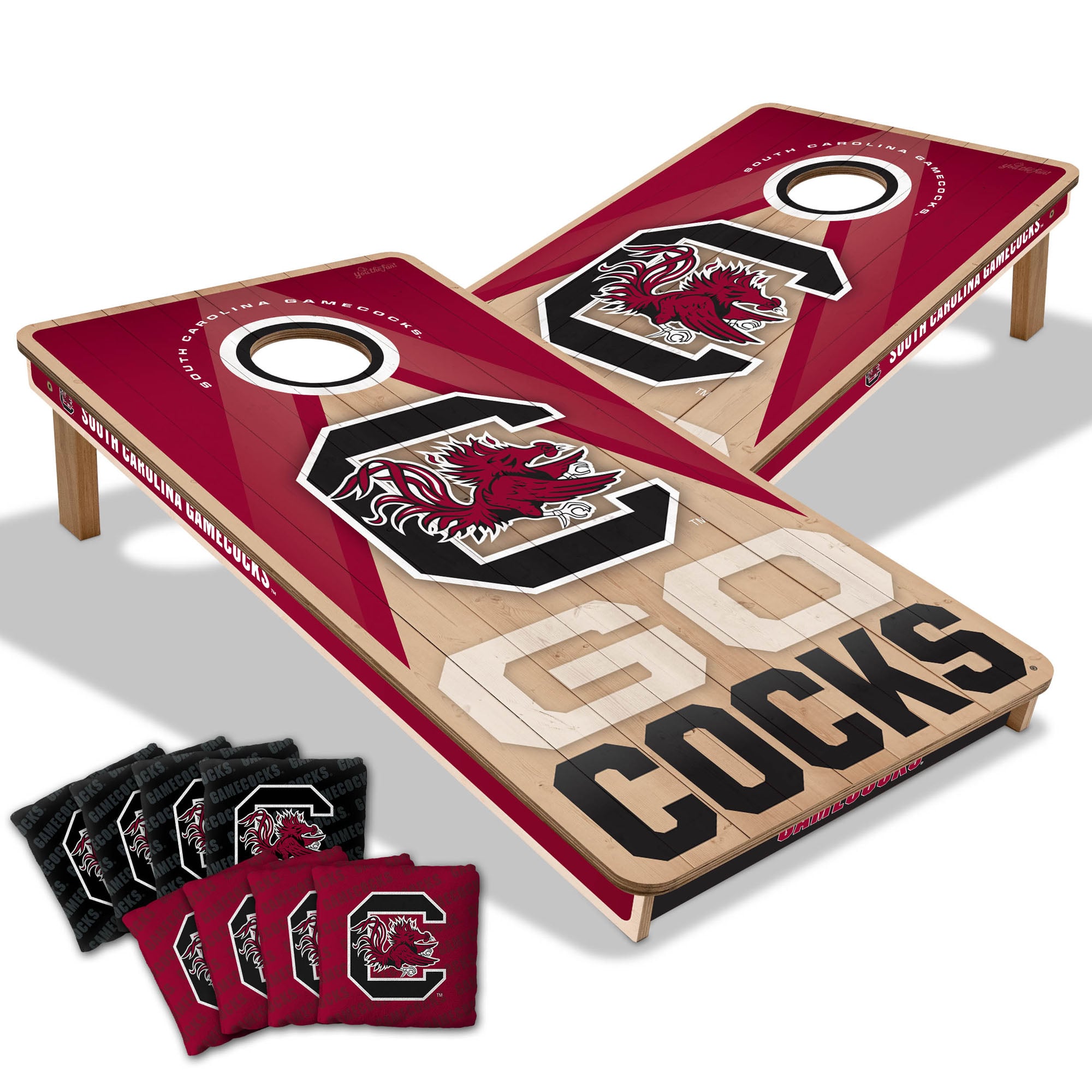 IDNA South Carolina Gamecocks 2' x 4' Slogan Series Cornhole Game with Bags