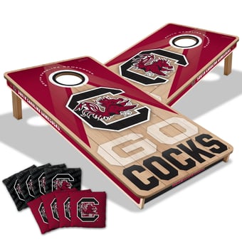 IDNA South Carolina Gamecocks 2' x 4' Slogan Series Cornhole Game with Bags