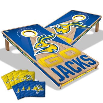 IDNA South Dakota State Jackrabbits 2' x 4' Slogan Series Cornhole Game with Bags