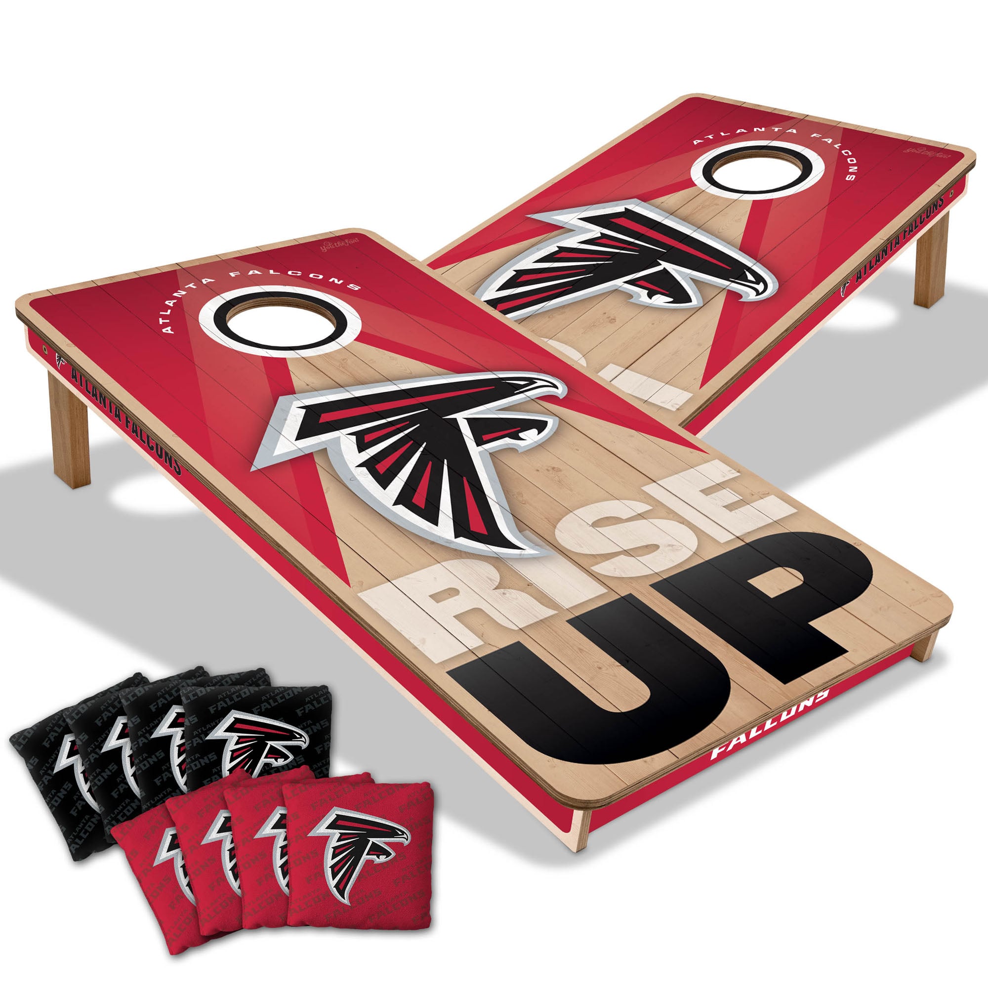 IDNA Atlanta Falcons 2' x 4' Slogan Series Cornhole Game with Bags
