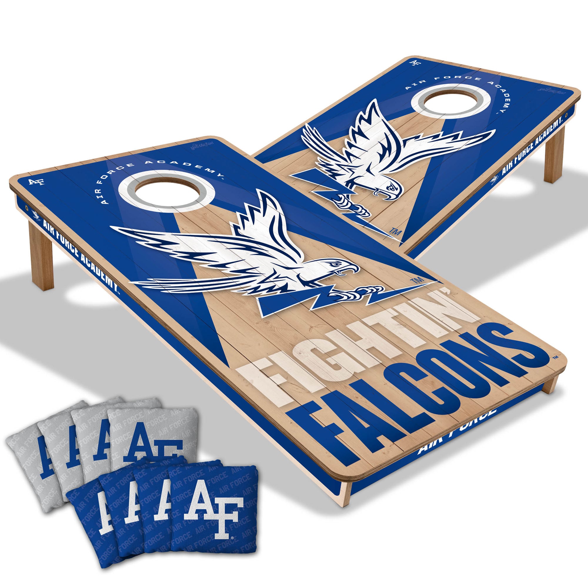 IDNA Air Force Falcons 2' x 4' Slogan Series Cornhole Game with Bags