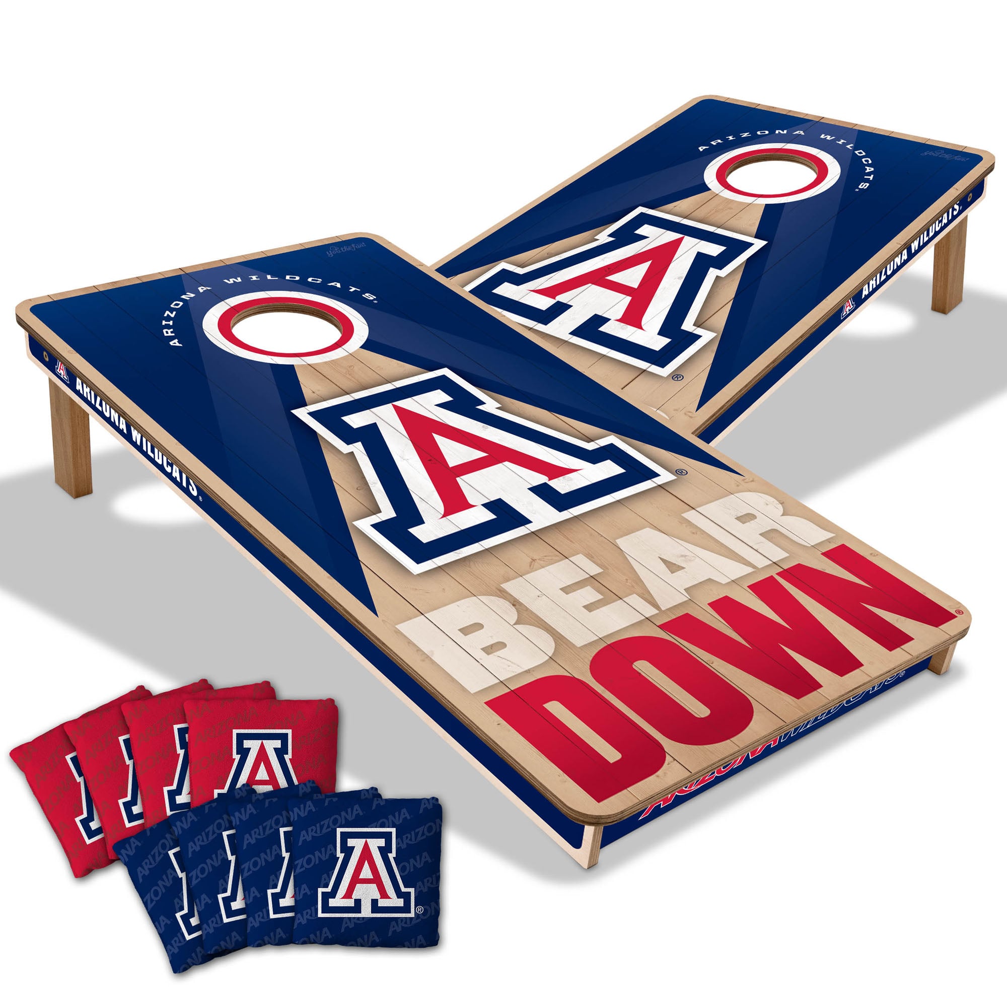 IDNA Arizona Wildcats 2' x 4' Slogan Series Cornhole Game with Bags