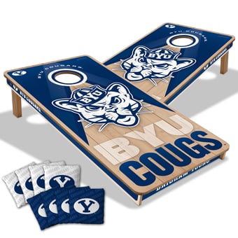 IDNA BYU Cougars 2' x 4' Slogan Series Cornhole Game with Bags