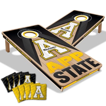 IDNA Appalachian State Mountaineers 2' x 4' Slogan Series Cornhole Game with Bags