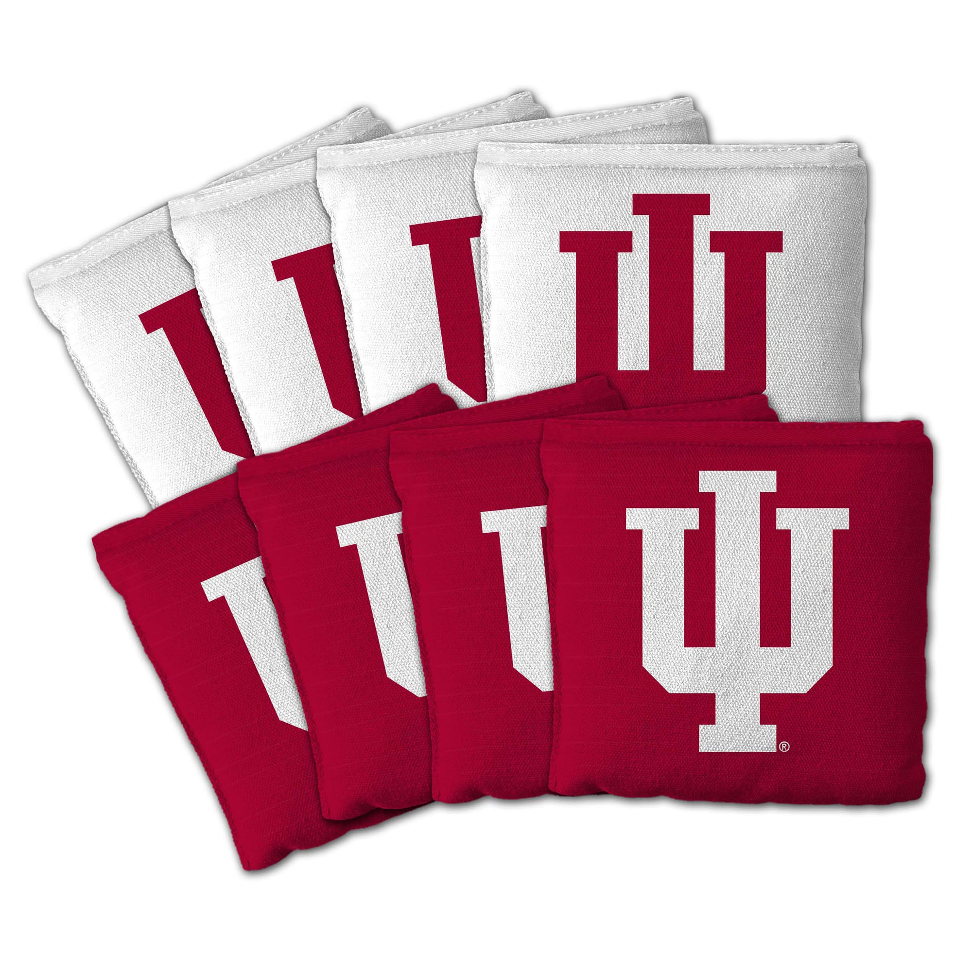 IDNA Indiana Hoosiers Eight-Piece Cornhole Bag Set