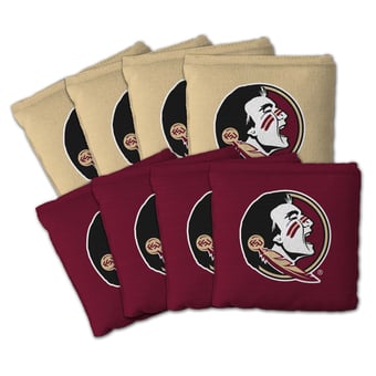 Fanpoint Florida State Seminoles Eight-Piece Cornhole Bag Set