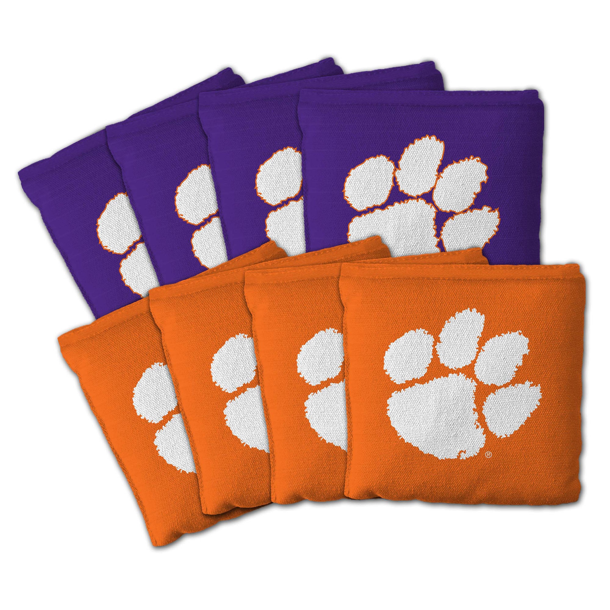 IDNA Clemson Tigers Eight-Piece Cornhole Bag Set