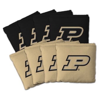 IDNA Purdue Boilermakers Eight-Piece Cornhole Bag Set