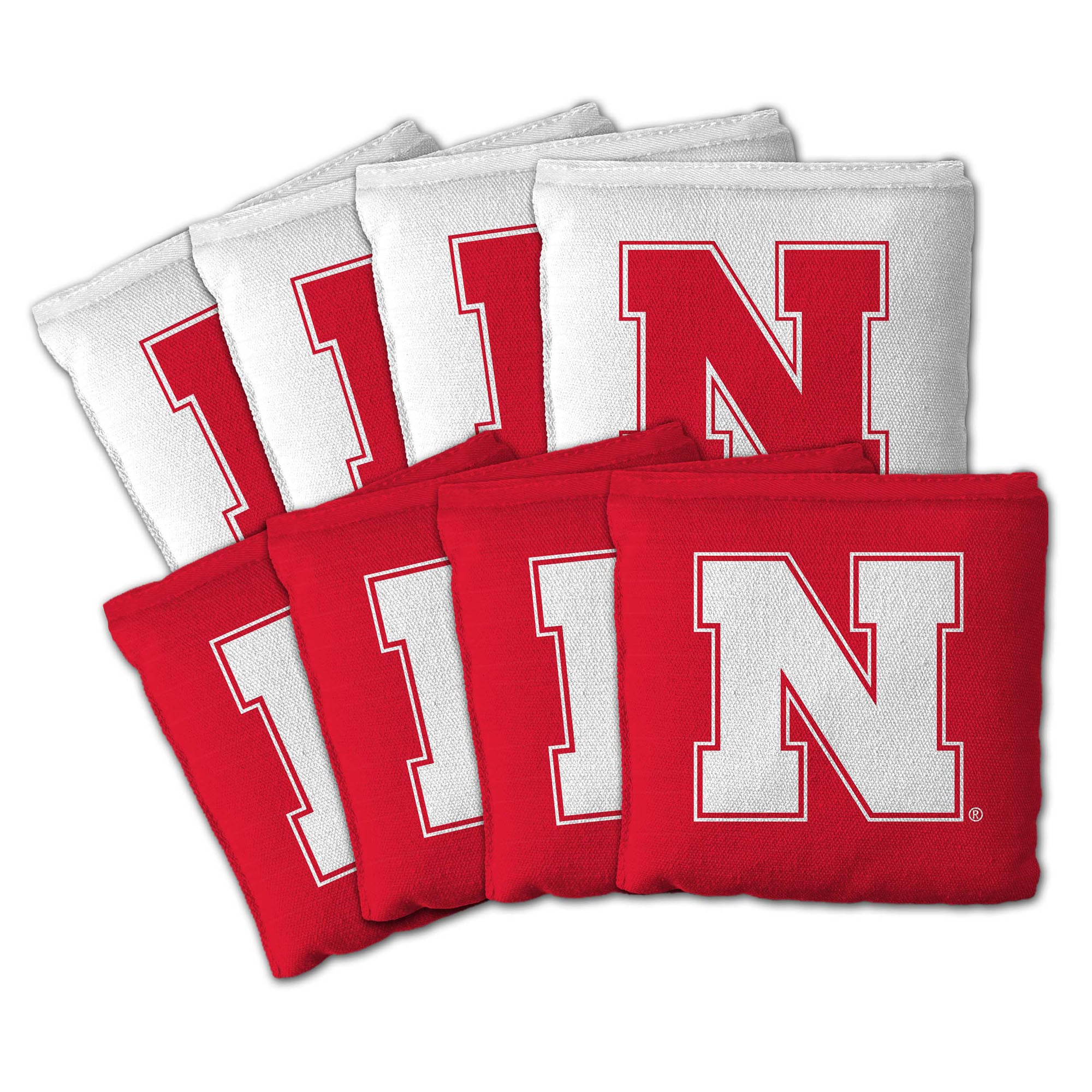 IDNA Nebraska Huskers Eight-Piece Cornhole Bag Set