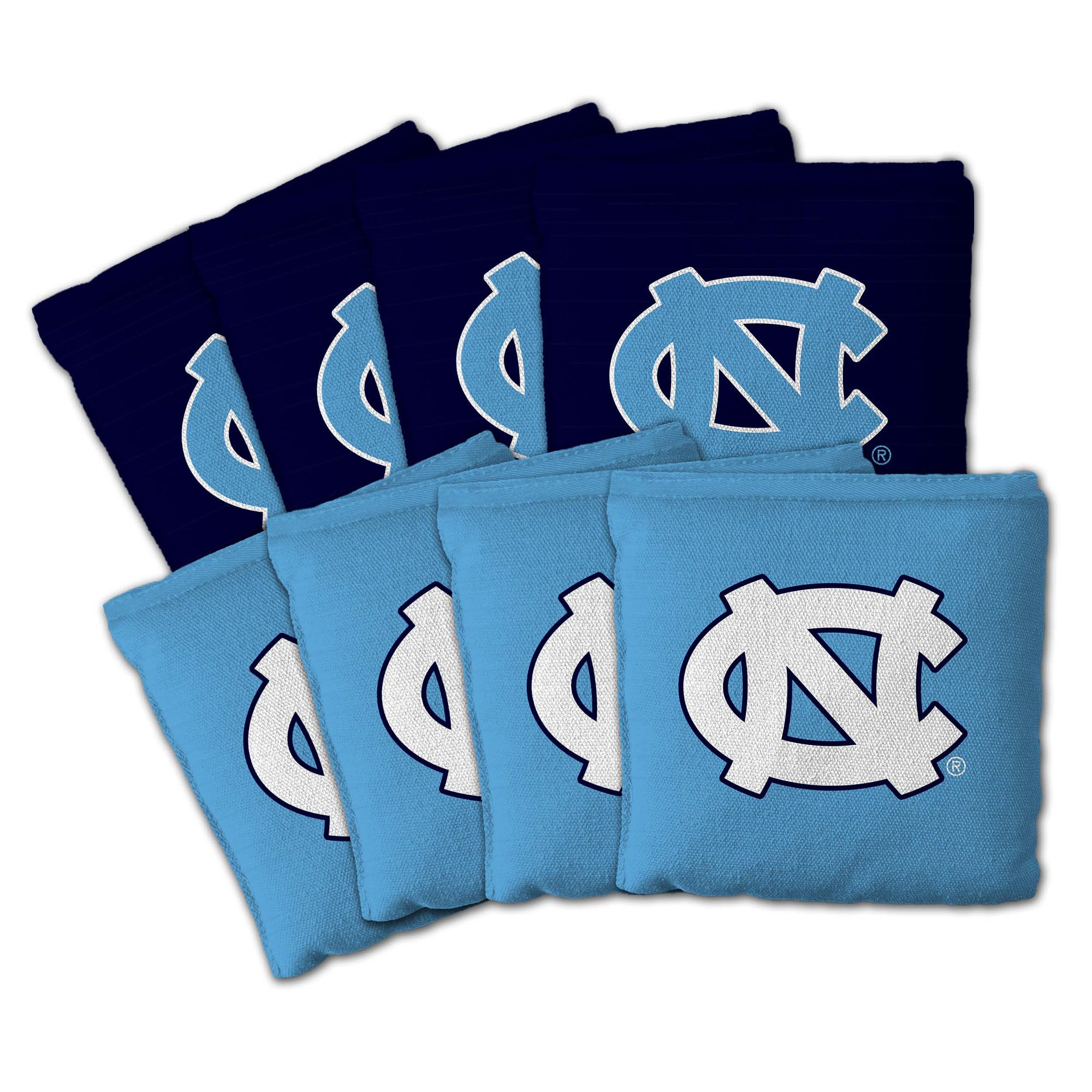 IDNA North Carolina Tar Heels Eight-Piece Cornhole Bag Set