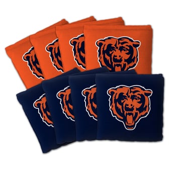 IDNA Chicago Bears Eight-Piece Cornhole Bag Set