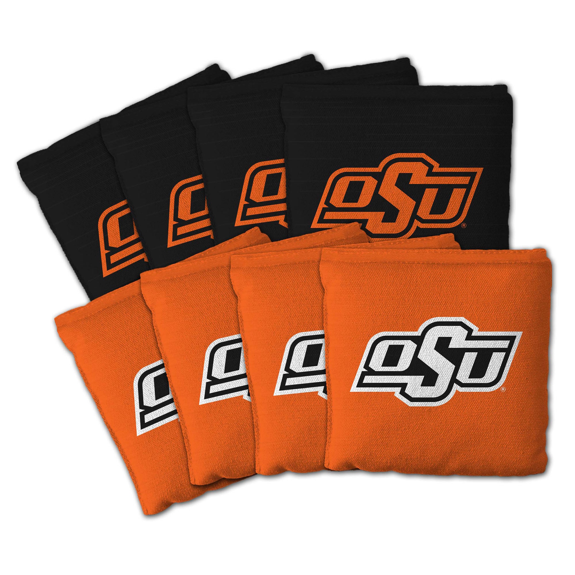 IDNA Oklahoma State Cowboys Eight-Piece Cornhole Bag Set