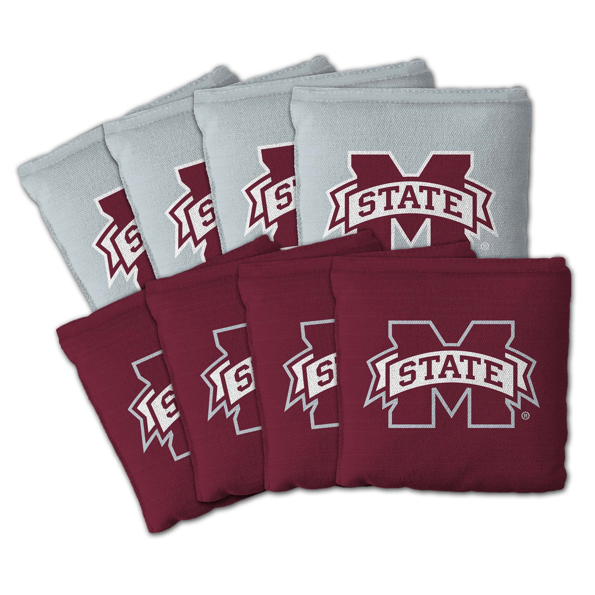 IDNA Mississippi State Bulldogs Eight-Piece Cornhole Bag Set