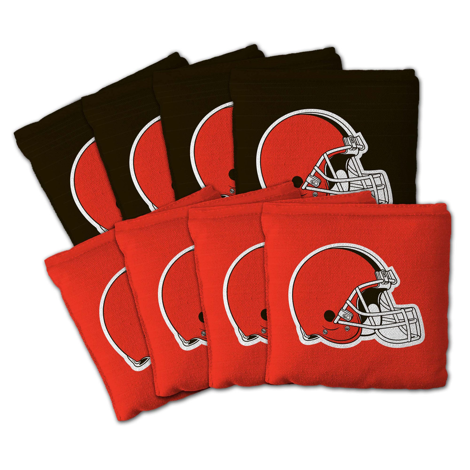 IDNA Cleveland Browns Eight-Piece Cornhole Bag Set