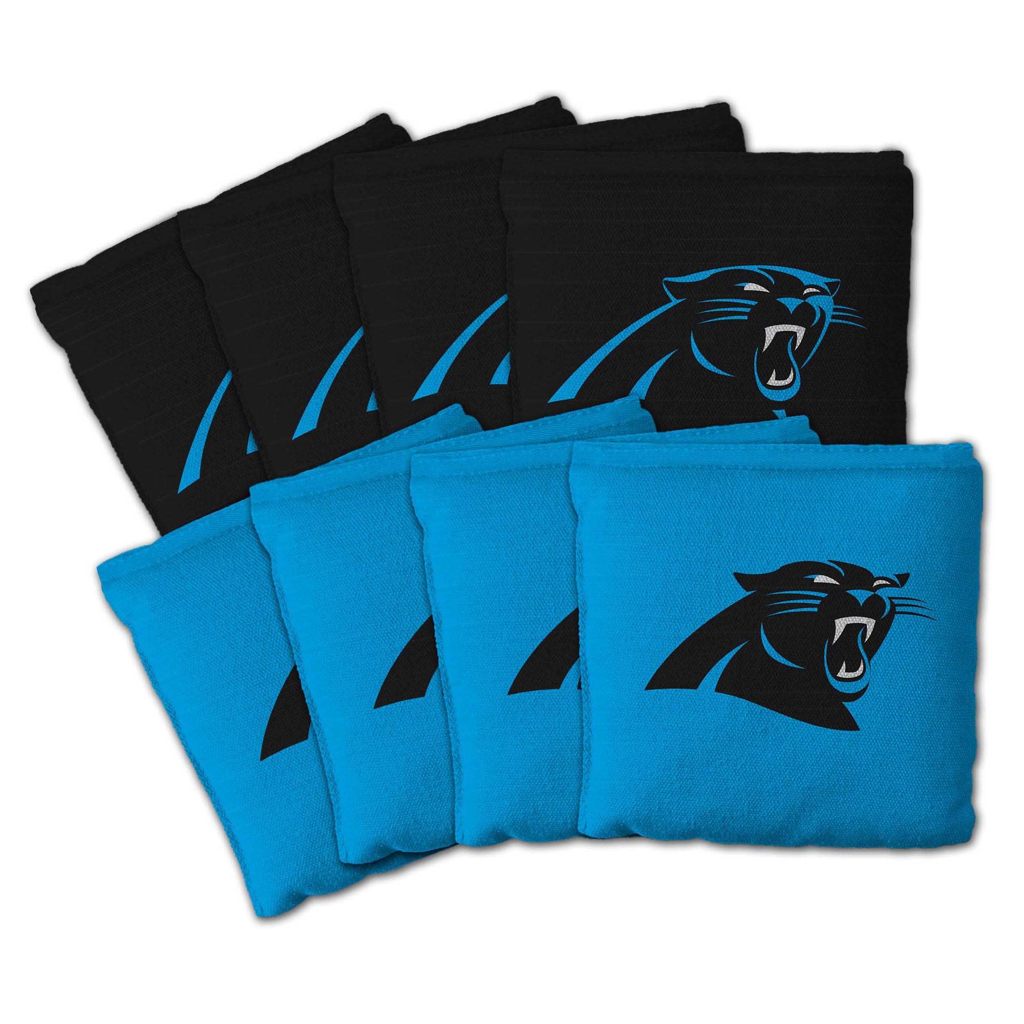 IDNA Carolina Panthers Eight-Piece Cornhole Bag Set