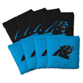 IDNA Carolina Panthers Eight-Piece Cornhole Bag Set