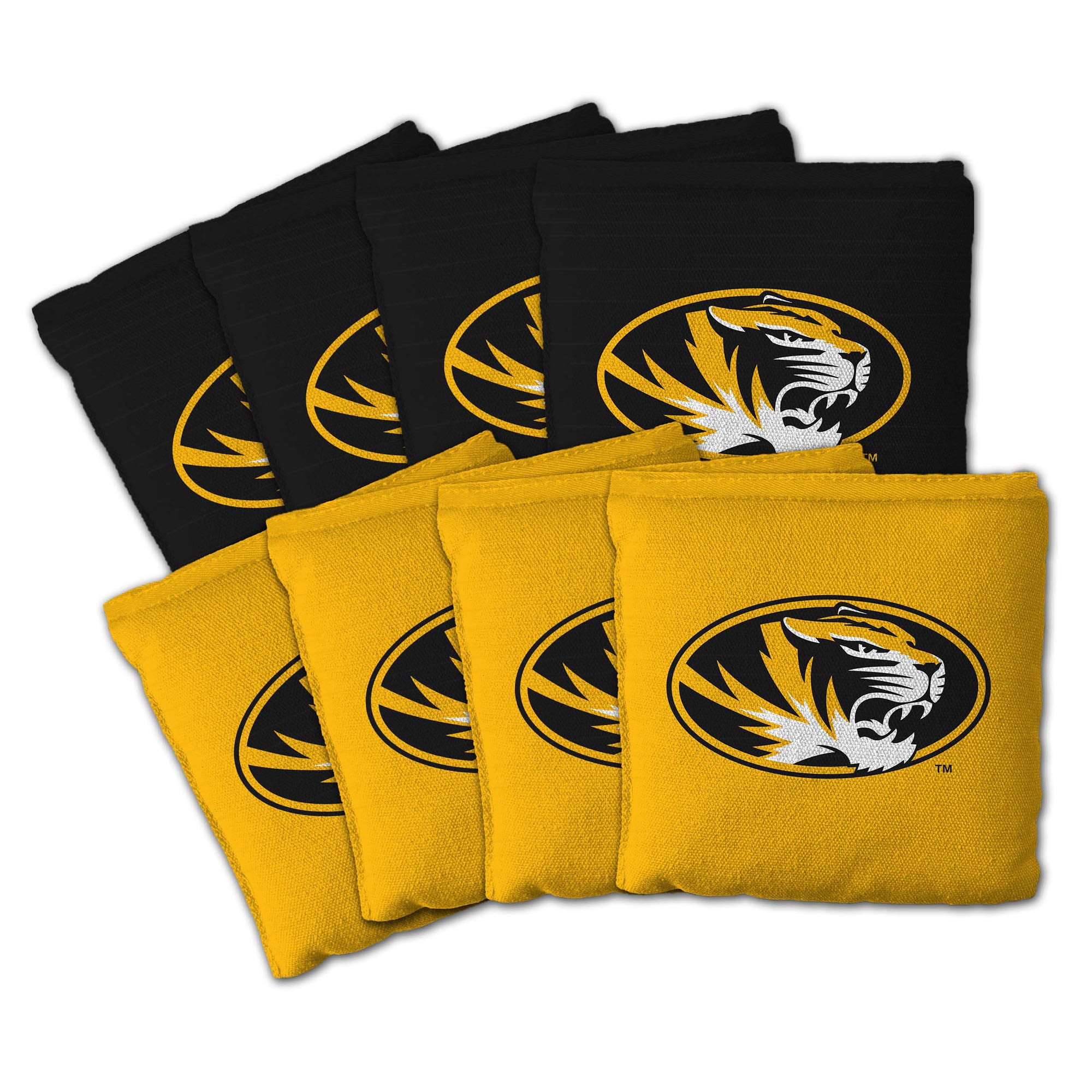 IDNA Missouri Tigers Eight-Piece Cornhole Bag Set