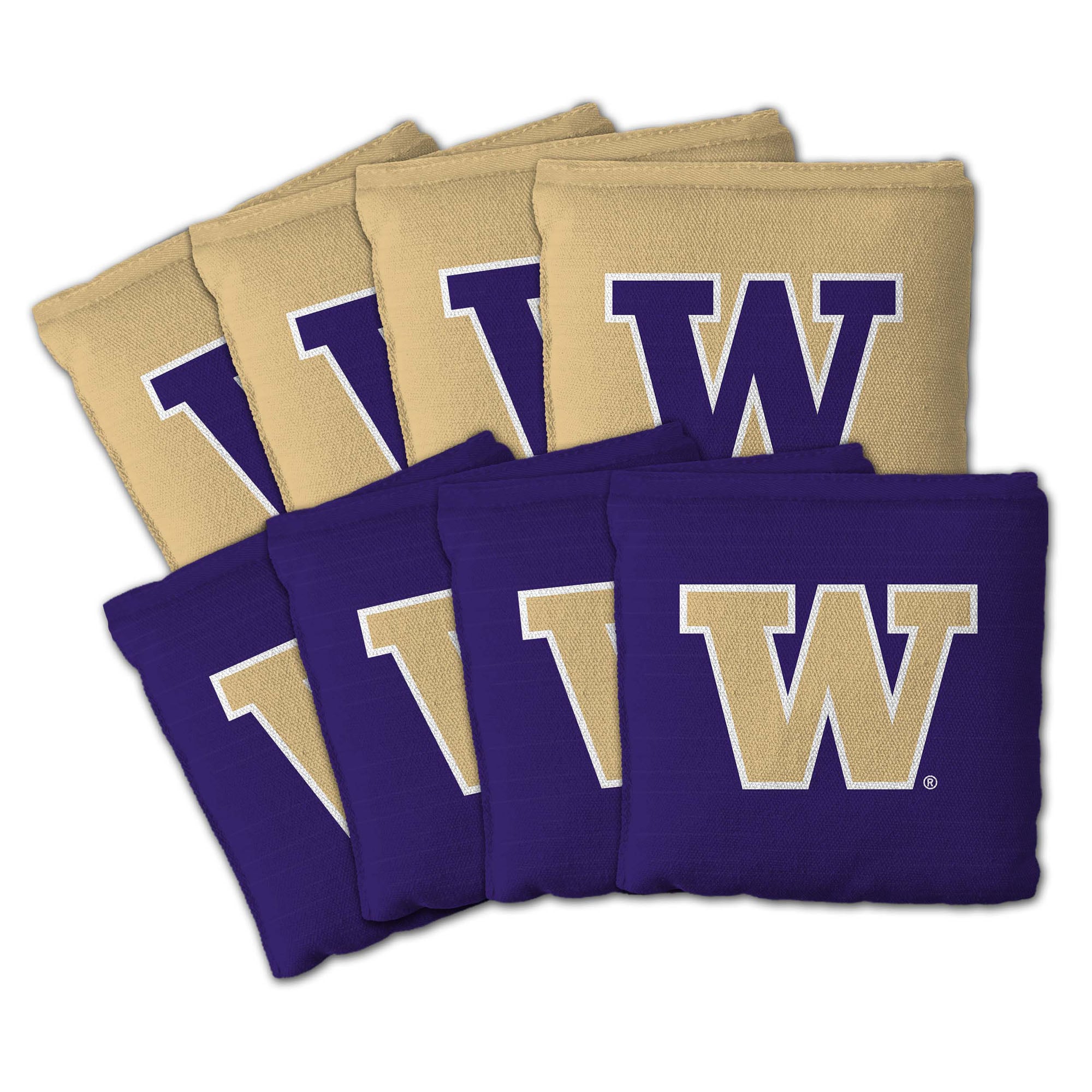 IDNA Washington Huskies Eight-Piece Cornhole Bag Set