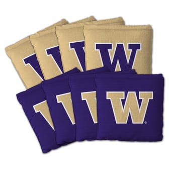 IDNA Washington Huskies Eight-Piece Cornhole Bag Set