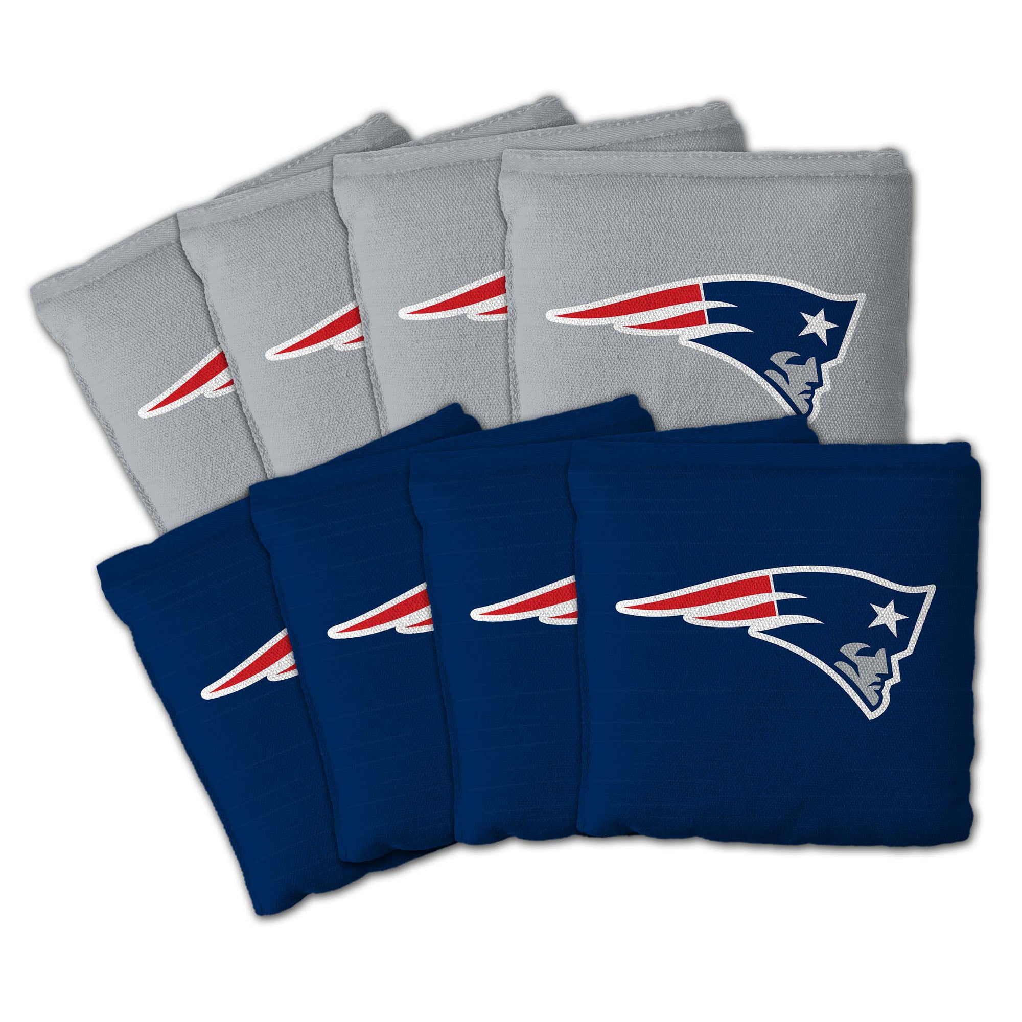 IDNA New England Patriots Eight-Piece Cornhole Bag Set