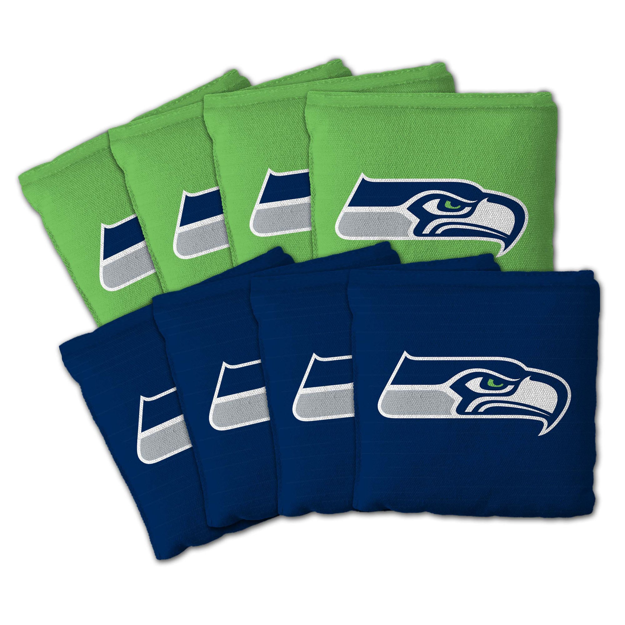 IDNA Seattle Seahawks Eight-Piece Cornhole Bag Set