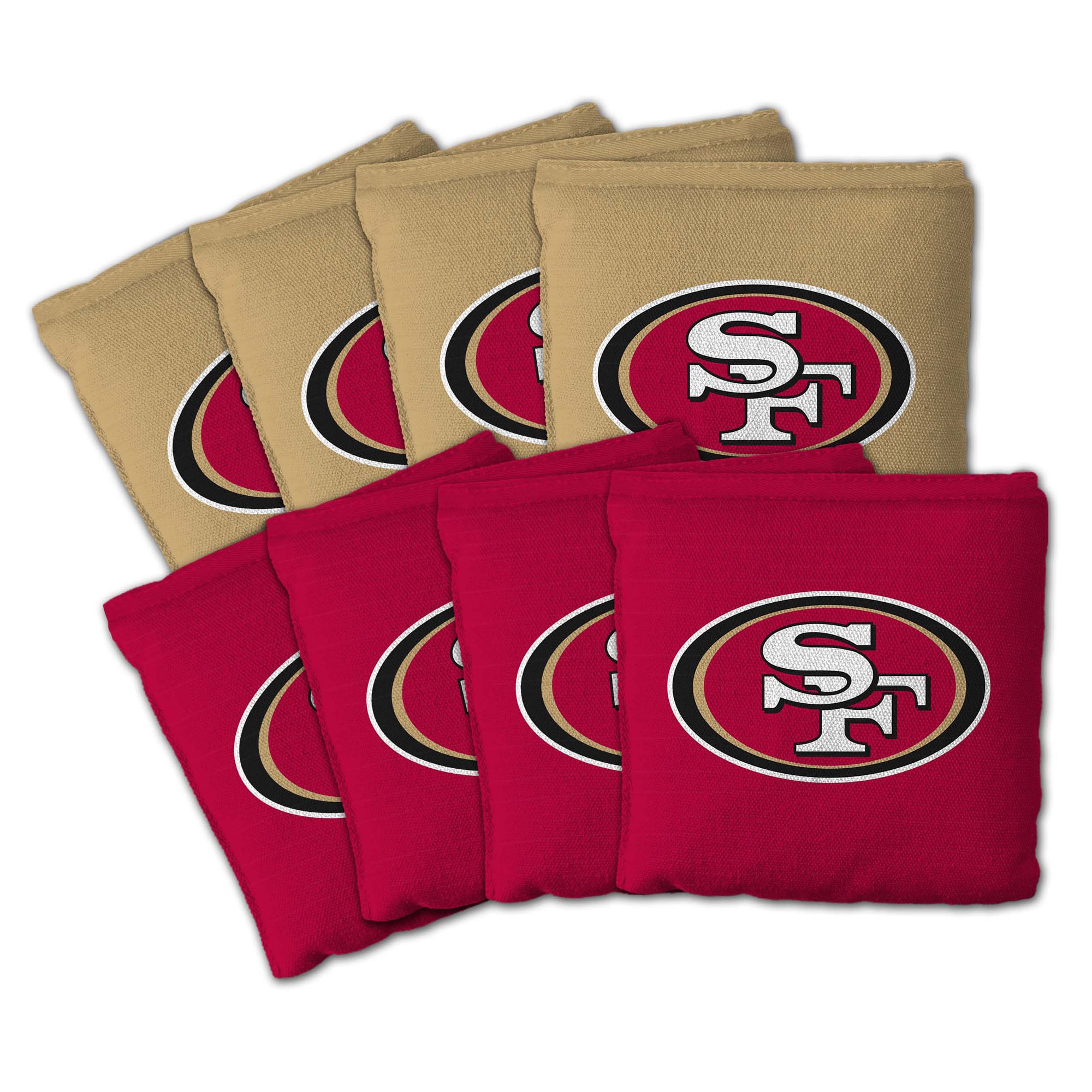 IDNA San Francisco 49ers Eight-Piece Cornhole Bag Set