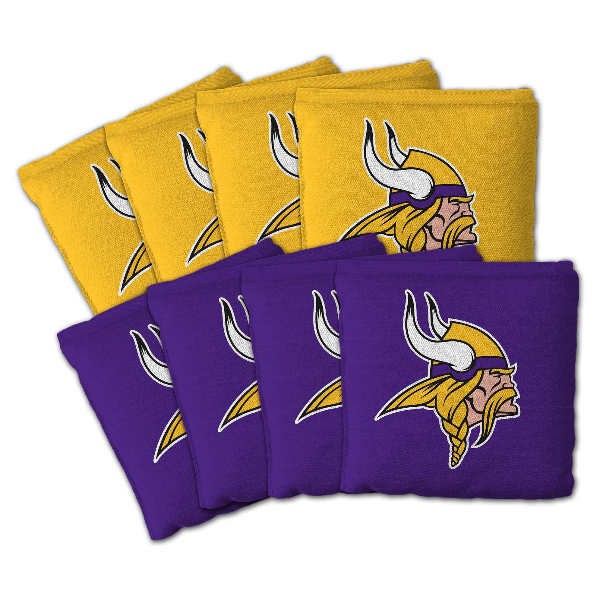 IDNA Minnesota Vikings Eight-Piece Cornhole Bag Set