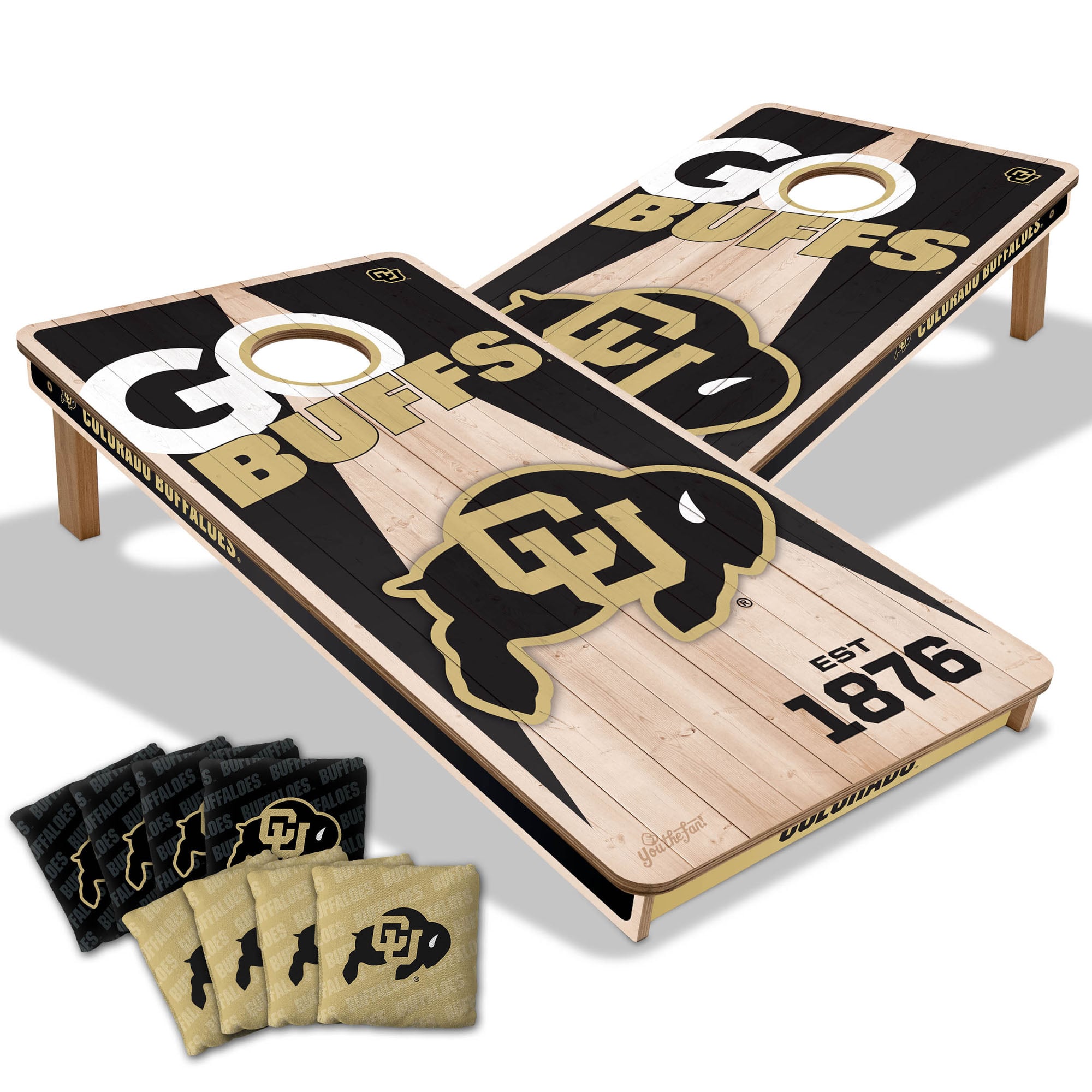 IDNA Colorado Buffaloes 2' x 4' Cornhole Game with Bags