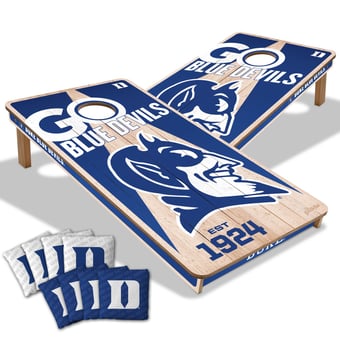 IDNA Duke Blue Devils 2' x 4' Cornhole Game with Bags