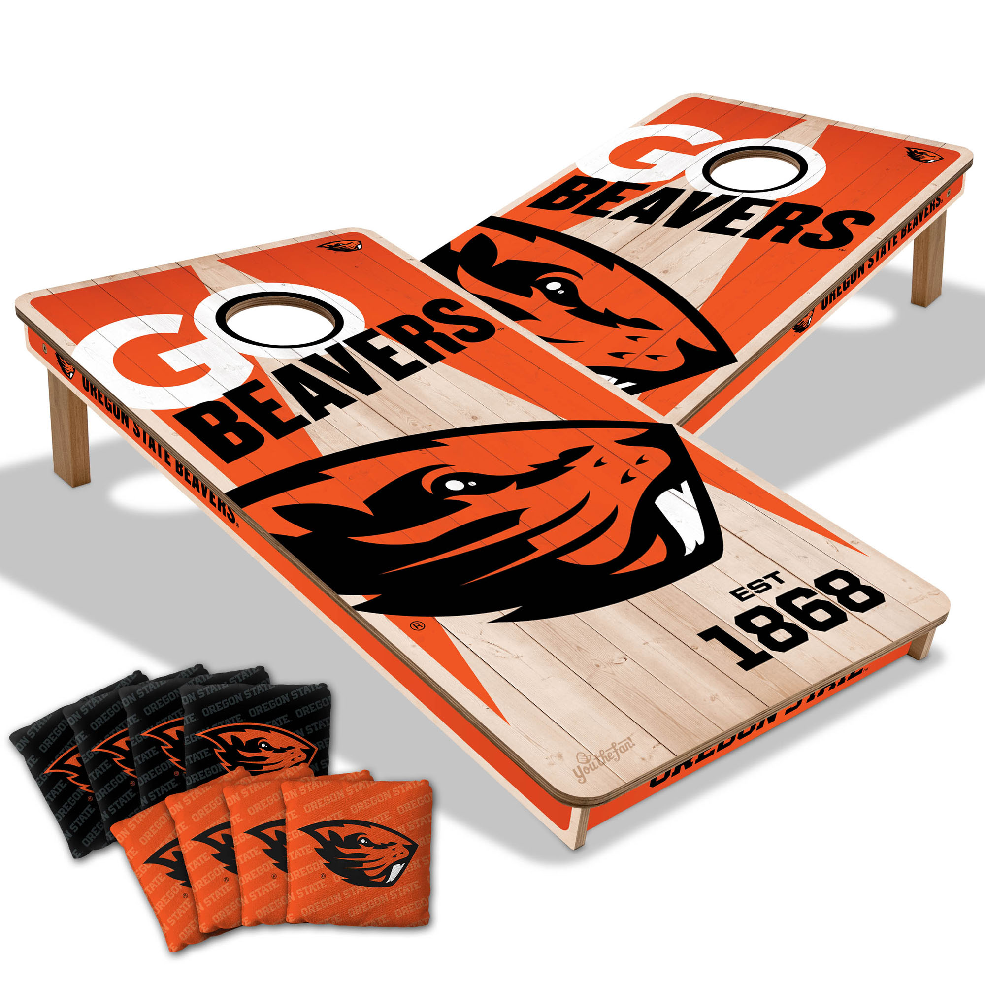 IDNA Oregon State Beavers 2' x 4' Cornhole Game with Bags