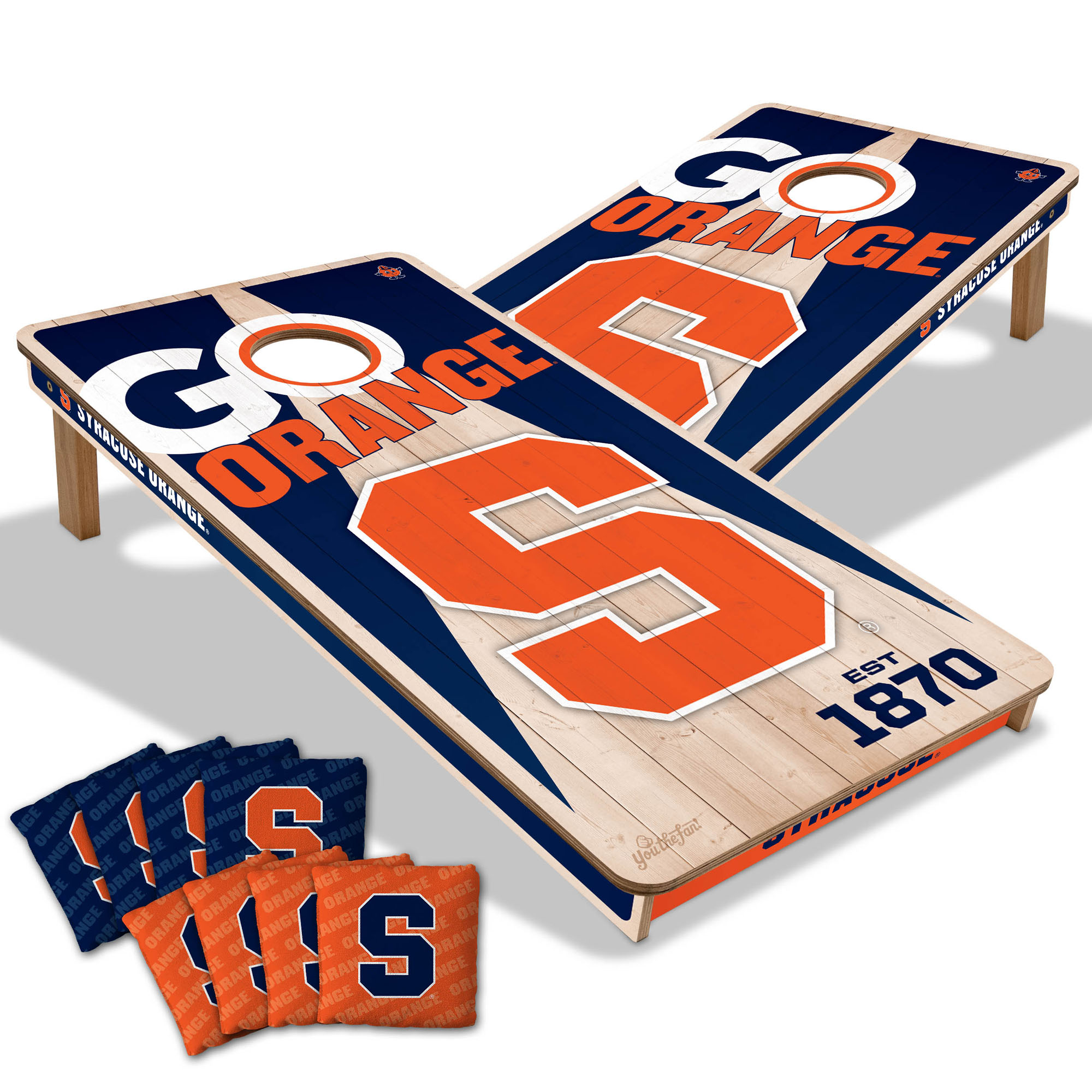 IDNA Syracuse Orange 2' x 4' Cornhole Game with Bags