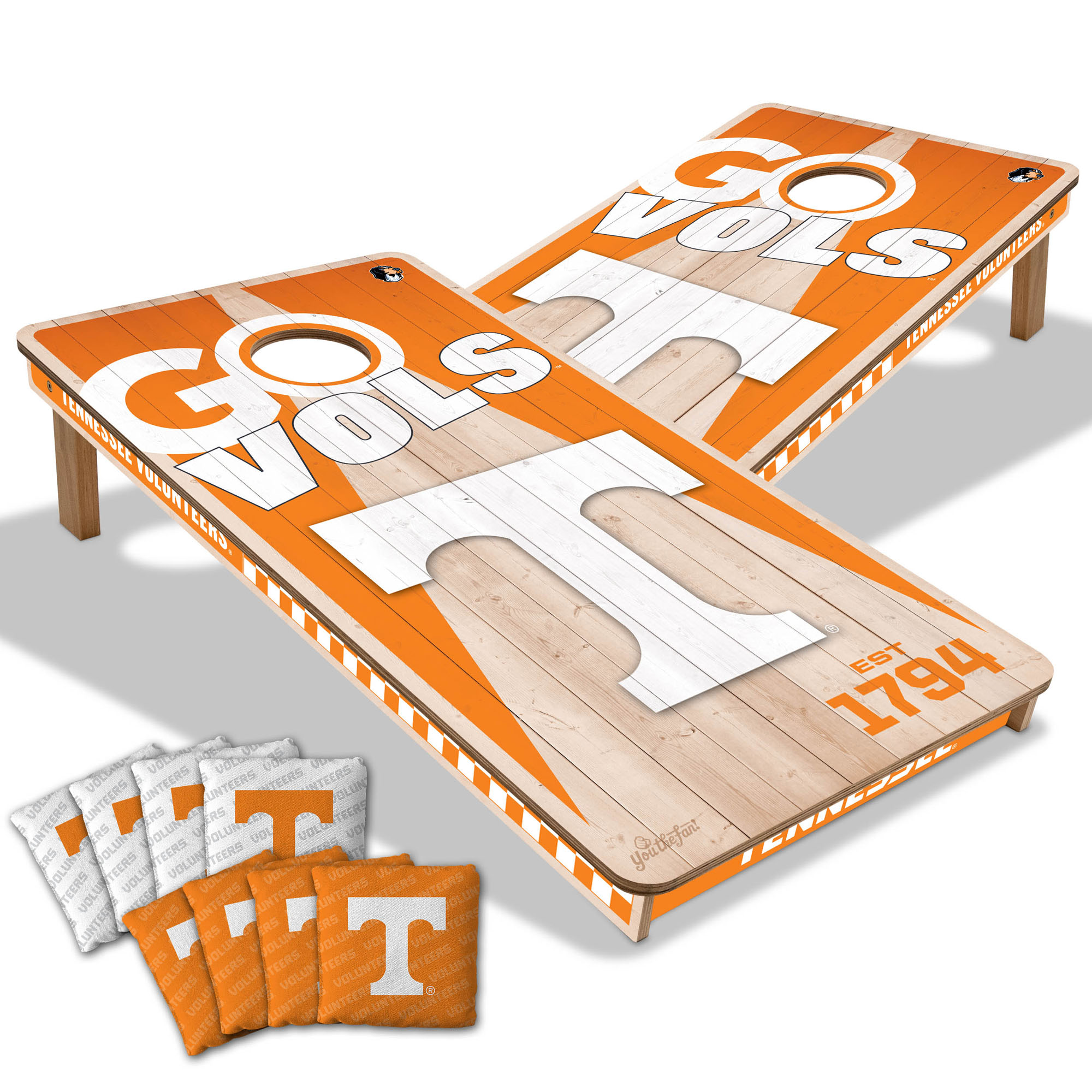 IDNA Tennessee Volunteers 2' x 4' Cornhole Game with Bags