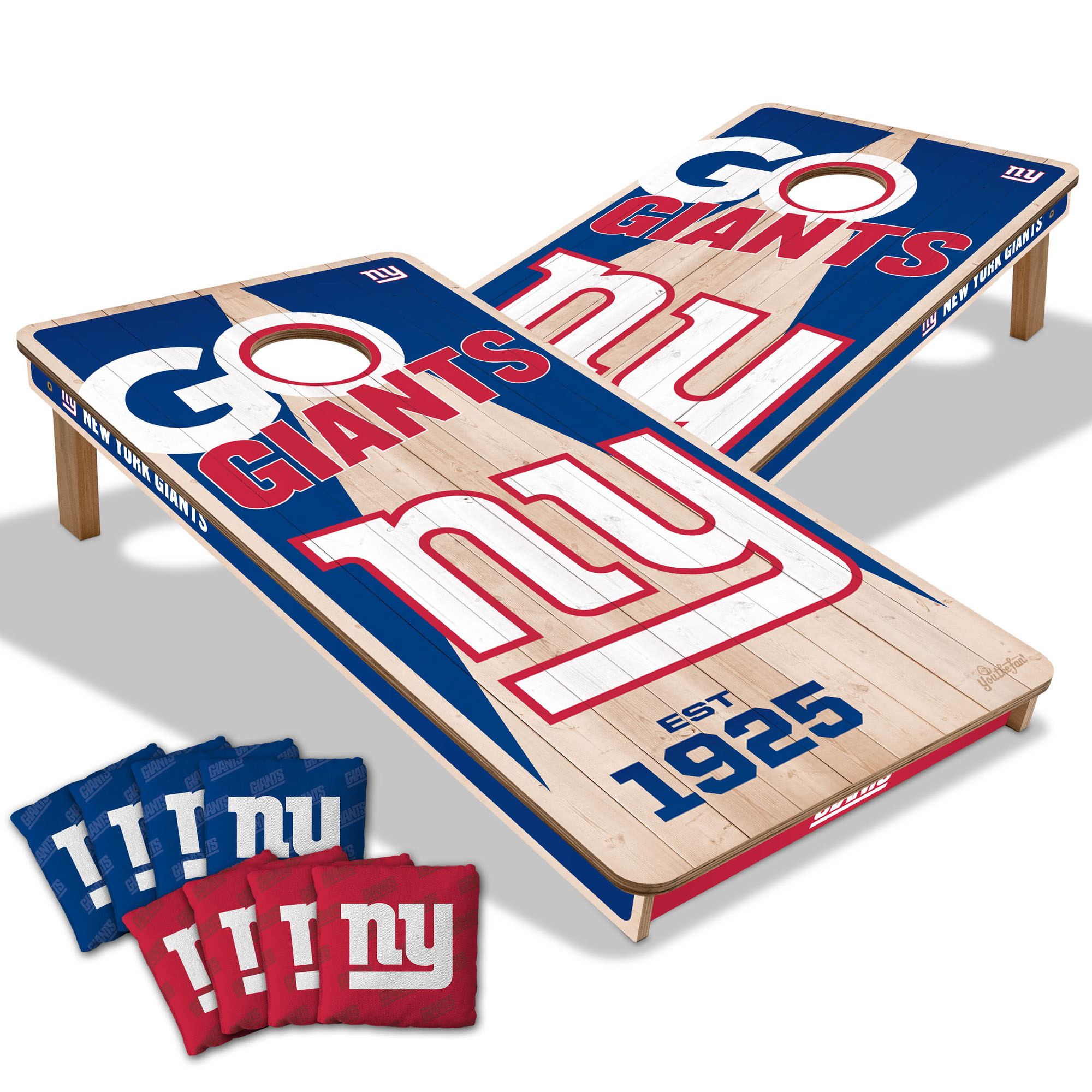 IDNA New York Giants 2' x 4' Cornhole Game with Bags