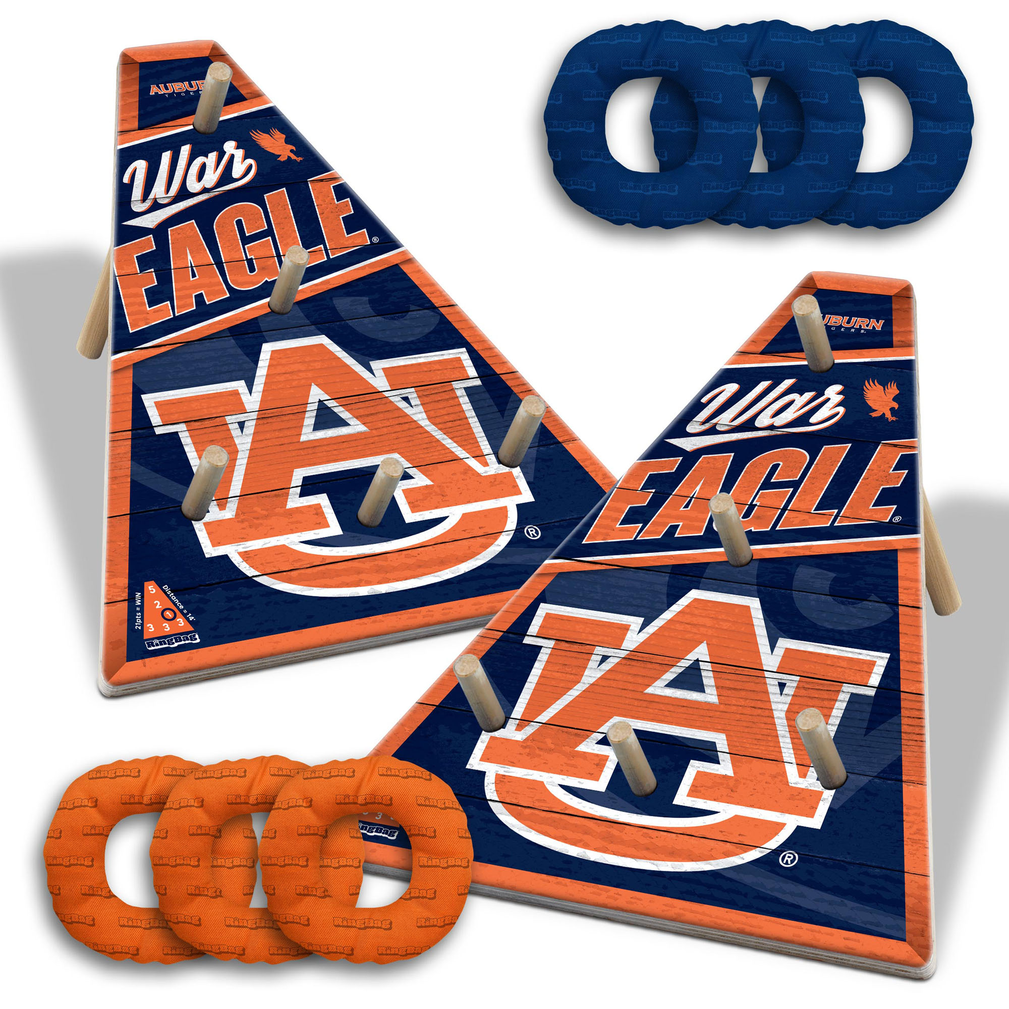 Fanpoint Auburn Tigers 20" x 23" Ring Bag Game