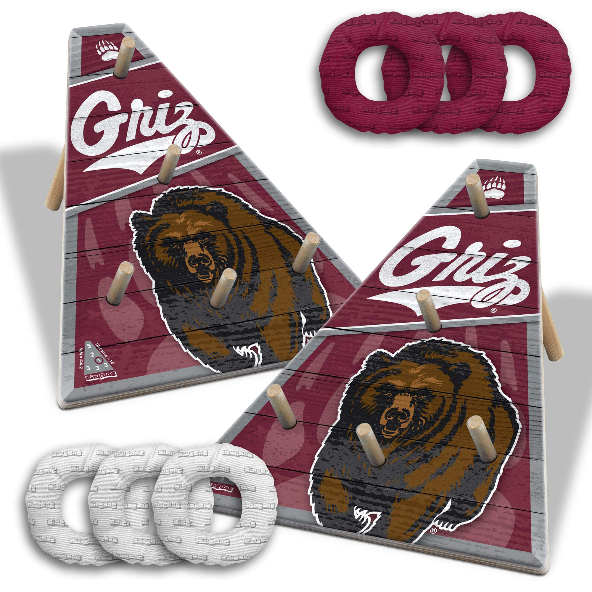 Fanpoint Montana Grizzlies 20" x 23" Ring Bag Game